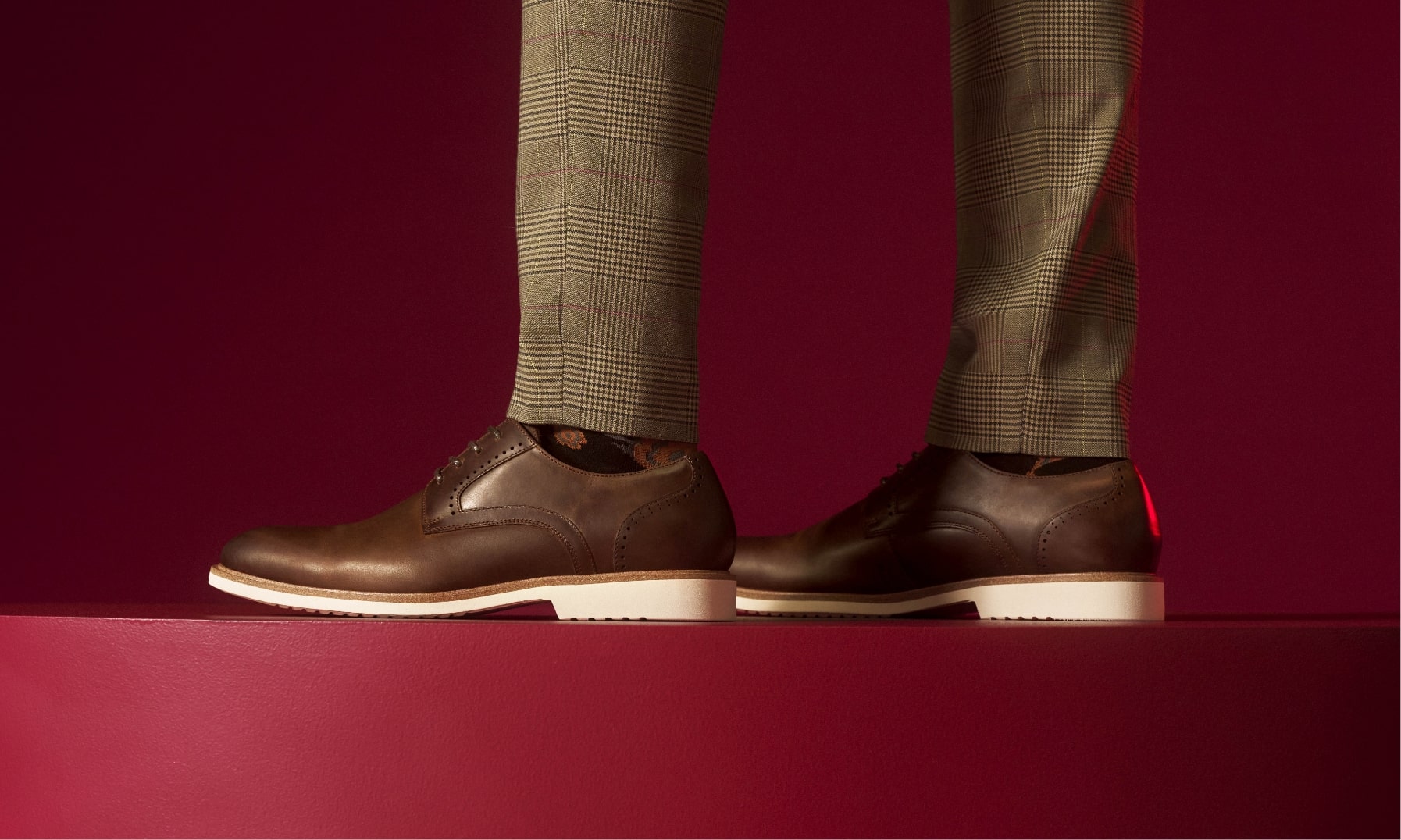 Stacy Adams casuals featuring the Wescott in brown.