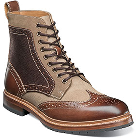 stacy adams wingtip boots