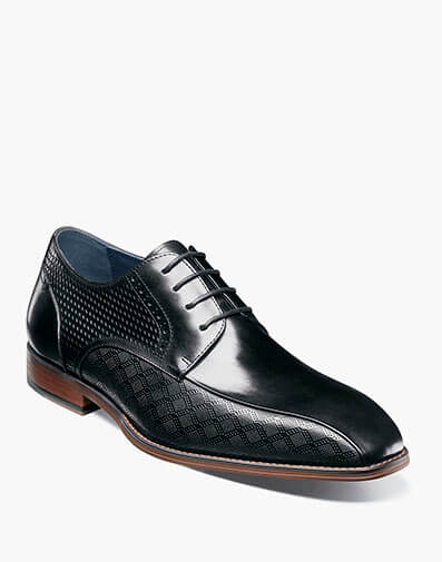 Simmons Bike Toe Oxford in Black for $$175.00