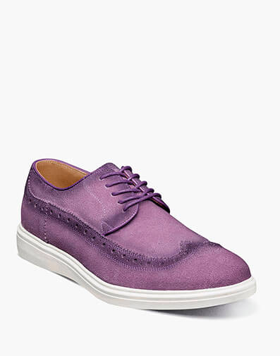 Trudell Wingtip Lace Up in Lavender for $$125.00