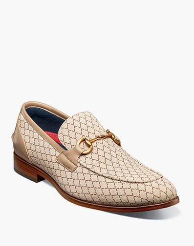 Brinkley Moc Toe Bit Slip On in Beige for $$175.00