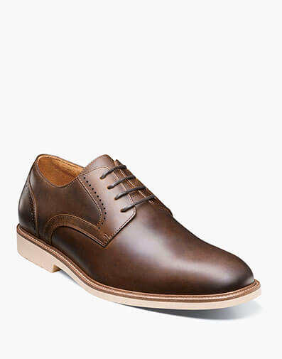Wescott Plain Toe Oxford in Brown CH for $$160.00