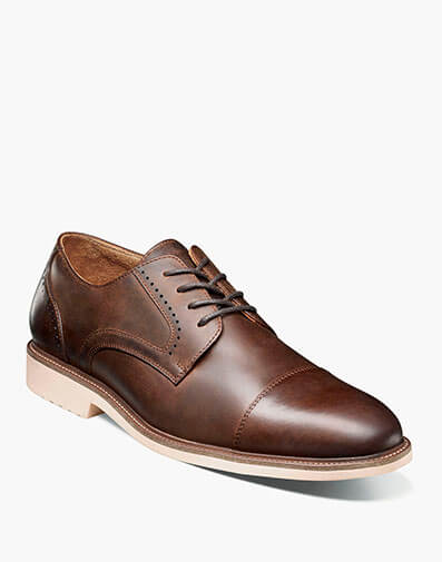 Wesbridge Cap Toe Oxford in Brown CH for $$160.00