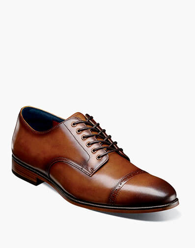 William Cap Toe Oxford in Tan for $$175.00