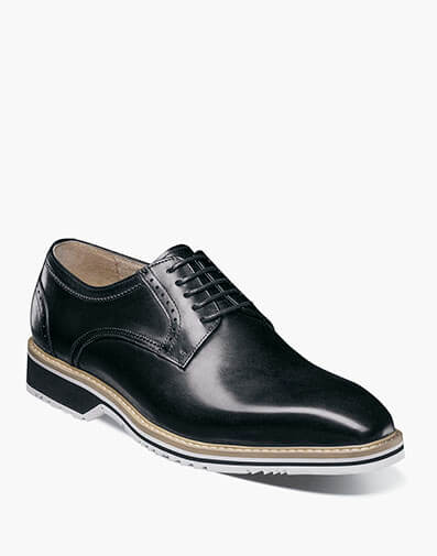 Barringer Plain Toe Oxford in Black for $$180.00